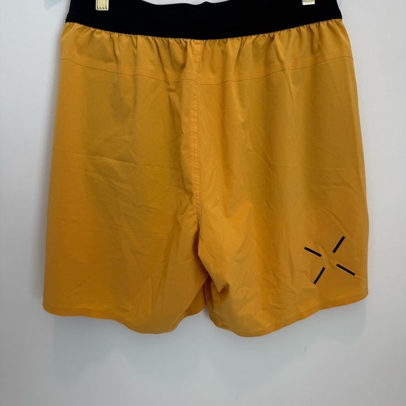 Ten Thousand Shorts Men Sz s yellow 7” Interval Short Linerless Performance - Picture 5 of 10